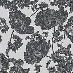 Galerie Wallcoverings Product Code 14025 - Ekbacka Wallpaper Collection - Monochrome Colours - Papaver Design