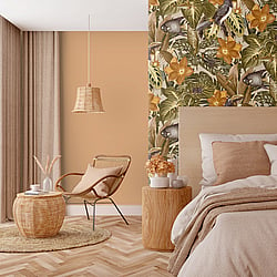 Galerie Wallcoverings Product Code 26748 - Tropical Wallpaper Collection - Peanut Colours - Palau Design