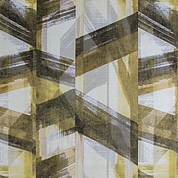 Galerie Wallcoverings Product Code 26795 - Crafted Wallpaper Collection - Yellow Gold Bronze Grey Black Cream Colours - Glaze Design