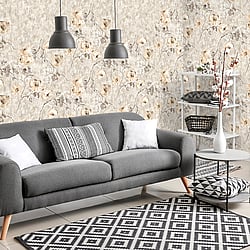 Galerie Wallcoverings Product Code 26964 - Julie Feels Home Wallpaper Collection -  Petunia Twinwall Design