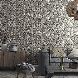 Galerie Wallcoverings Product Code 33305 - Eden Wallpaper Collection -  Jungle Leaves Design