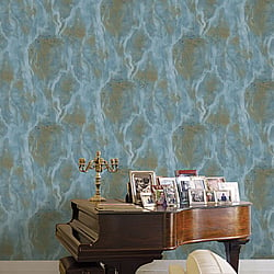 Galerie Wallcoverings Product Code 42576 - Italian Textures 2 Wallpaper Collection - Blue Colours - Marble Texture Design