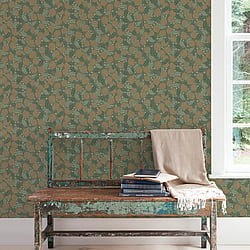 Galerie Wallcoverings Product Code 44119 - Apelviken 2 Wallpaper Collection - Green Colours - Lemona Design