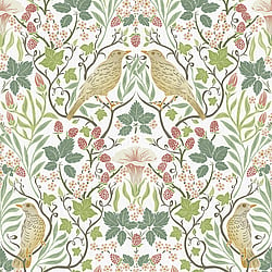 Galerie Wallcoverings Product Code 47620 - Heritage Wallpaper Collection - white Colours - Summer Garden Design