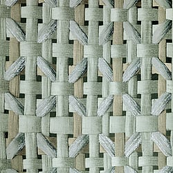 Galerie Wallcoverings Product Code 65341 - Pepper Wallpaper Collection - Green Pepper Colours - Octagonal Honeycomb Design