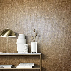 Galerie Wallcoverings Product Code 91929 - Natural Opulence Wallpaper Collection - Copper Colours - Weave Design