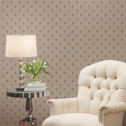 Galerie Wallcoverings Product Code 95646 - Ornamenta 2 Wallpaper Collection - Beige Blue Colours - Ornamenta Motif Design