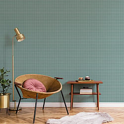 Galerie Wallcoverings Product Code CM27065 - Botanica Wallpaper Collection - Green Colours - Bali Weave Design