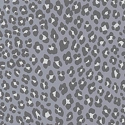 Galerie Wallcoverings Product Code ES31125 - Escape Wallpaper Collection - Grey, Silver, Black Colours - Leopard Print Design