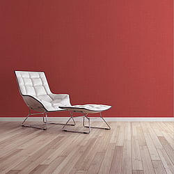 Galerie Wallcoverings Product Code FS72041 - Fusion Wallpaper Collection - Red Colours - Linen Effect Textured Design