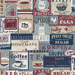 Galerie Wallcoverings Product Code G12299 - Kitchen Recipes Wallpaper Collection -   