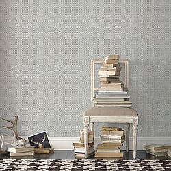 Galerie Wallcoverings Product Code G45175 - Nostalgie Wallpaper Collection - Silver Grey Colours - Diamond Plate Design