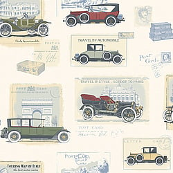 Galerie Wallcoverings Product Code G56135 - Memories 2 Wallpaper Collection - Cream Colours - Cars Design