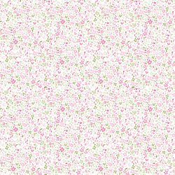 Galerie Wallcoverings Product Code G56669 - Small Prints Wallpaper Collection - Pink Green Cream Colours - Mini Mod Floral Design