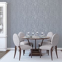 Galerie Wallcoverings Product Code G67709 - Special Fx Wallpaper Collection - Silver Grey Colours - Glitter Stripe Design