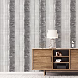 Galerie Wallcoverings Product Code G78271 - Atmosphere Wallpaper Collection - Dark Grey Colours - Sublime Stripe Design