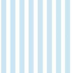 Galerie Wallcoverings Product Code G78405 - Tiny Tots 2 Wallpaper Collection - Sky Blue Colours - Regency Stripe Design