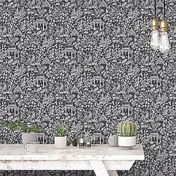 Galerie Wallcoverings Product Code G78510 - Secret Garden Wallpaper Collection -  Garden Toile Design