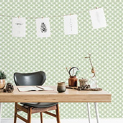 Galerie Wallcoverings Product Code G78528 - Secret Garden Wallpaper Collection -  Trellis Positive Design