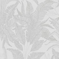 Galerie Wallcoverings Product Code WH30144 - Welcome Home Wallpaper Collection - White Colours - Botanical Leaves Design